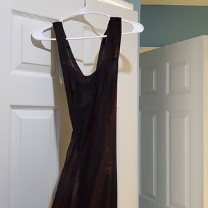 Shimmery red and black dress, size 7/8